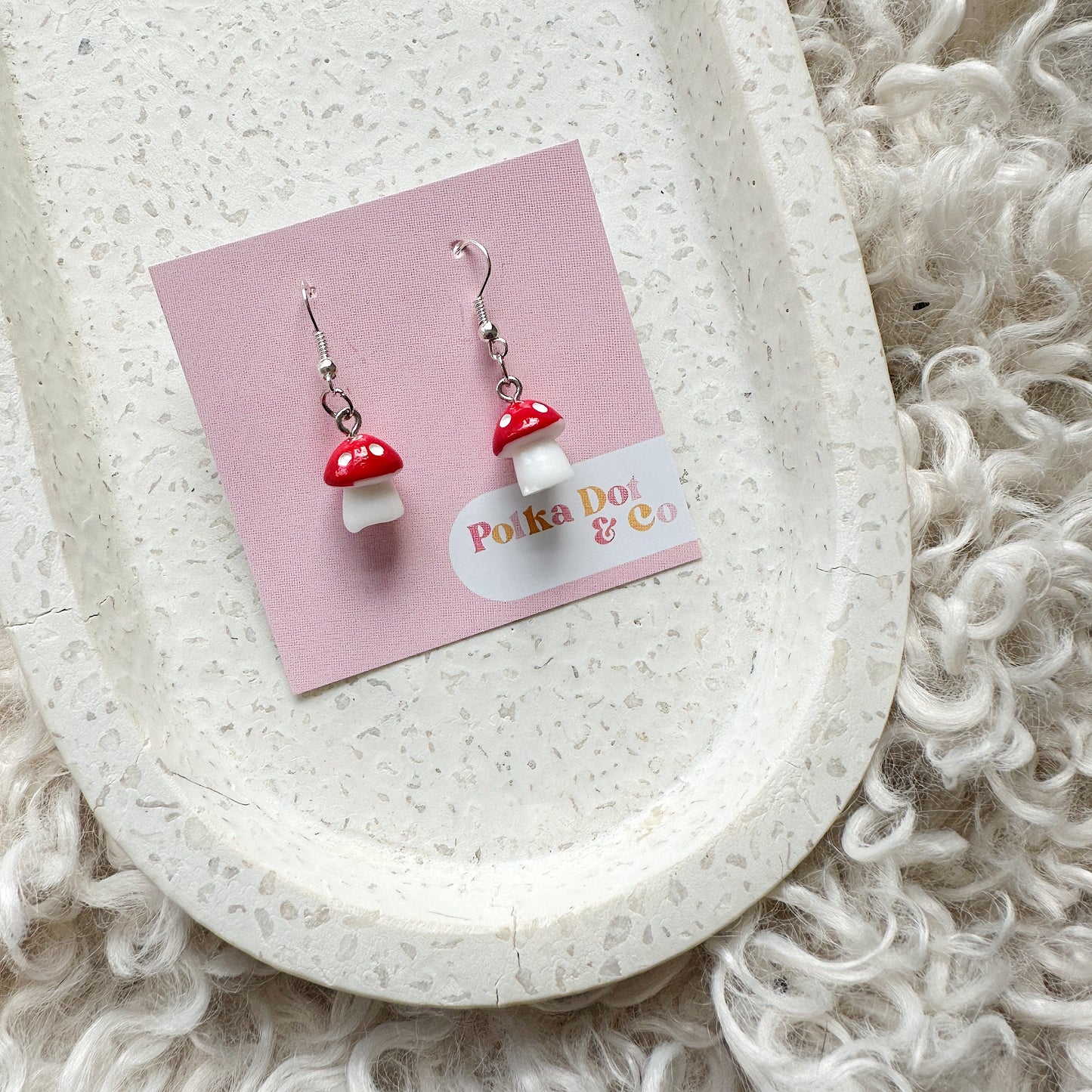 Mushroom Earrings
