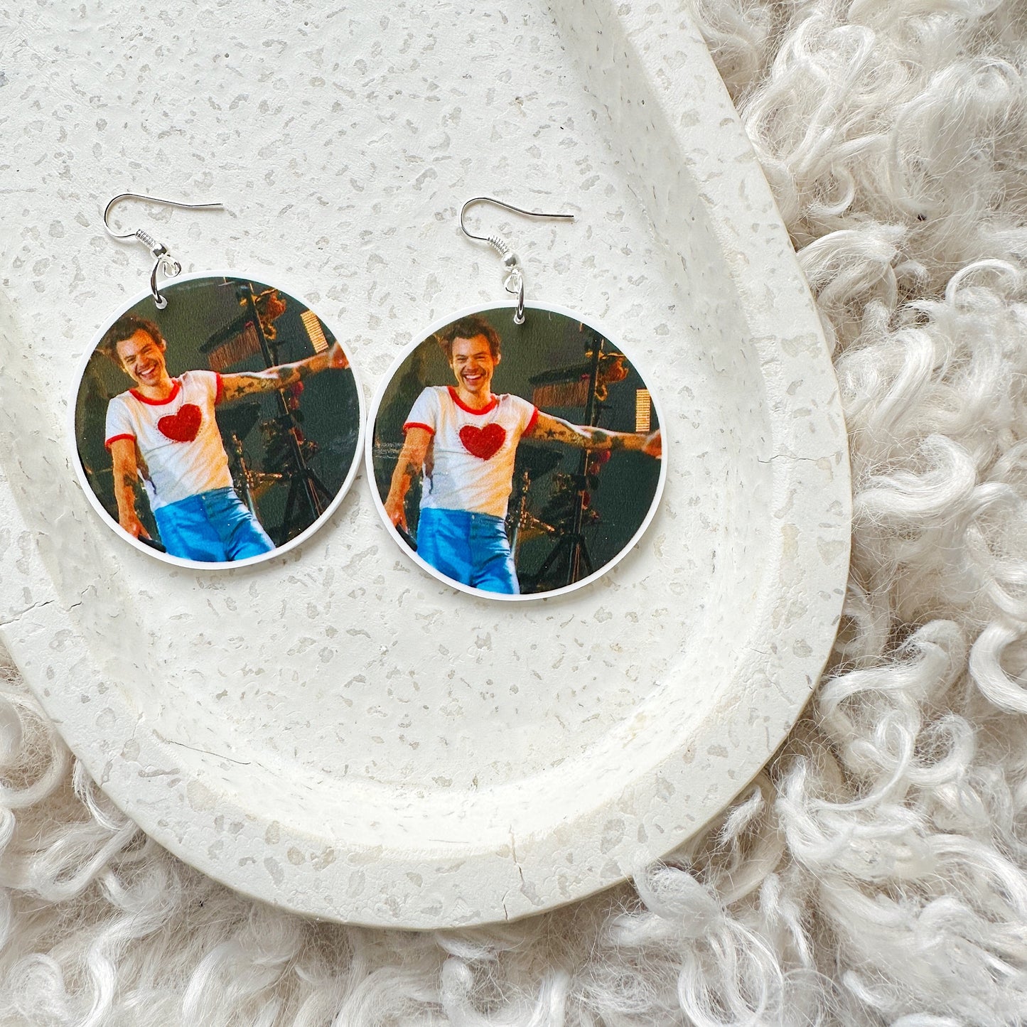 Heart Shirt Harry Styles Earrings