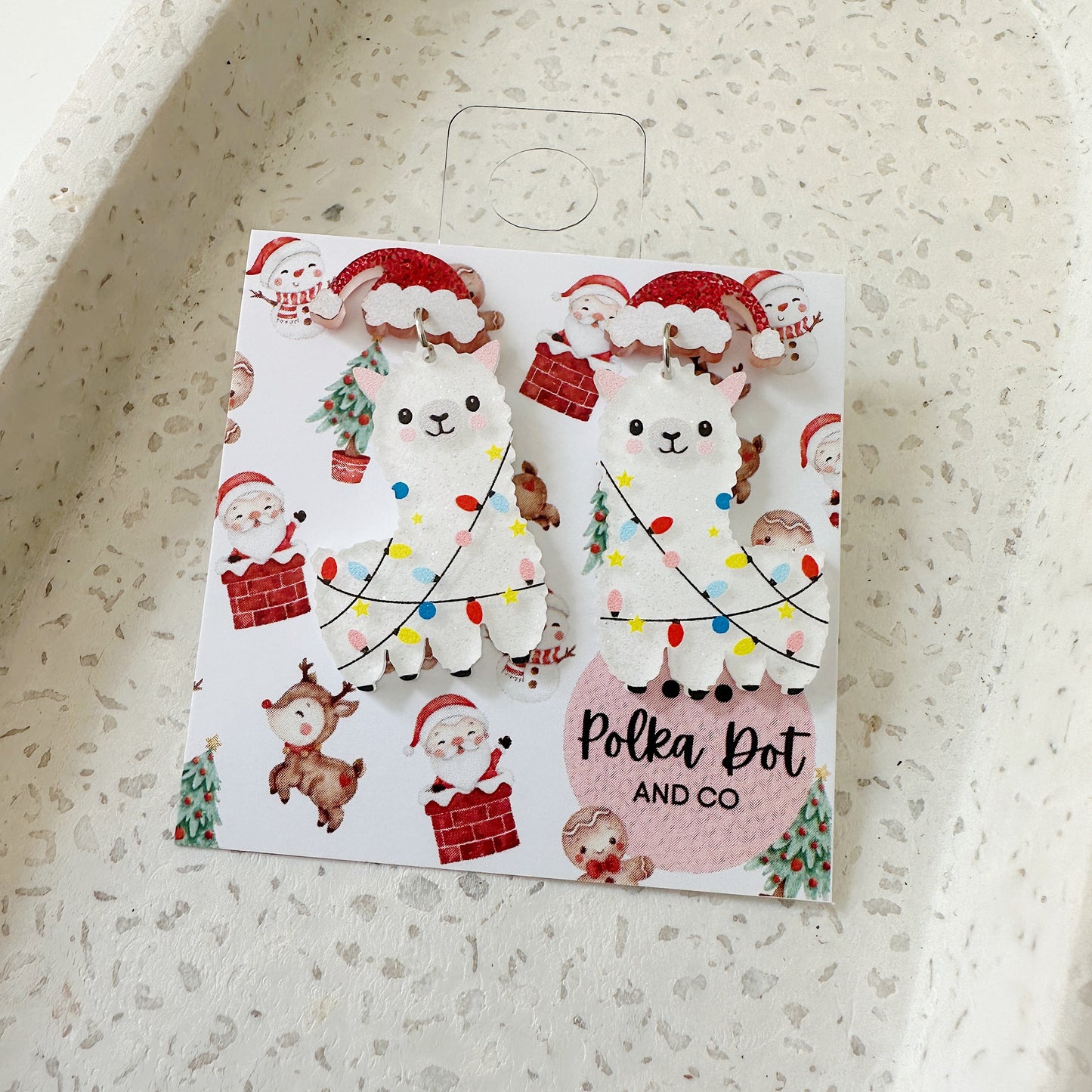 Christmas Llama Dangles