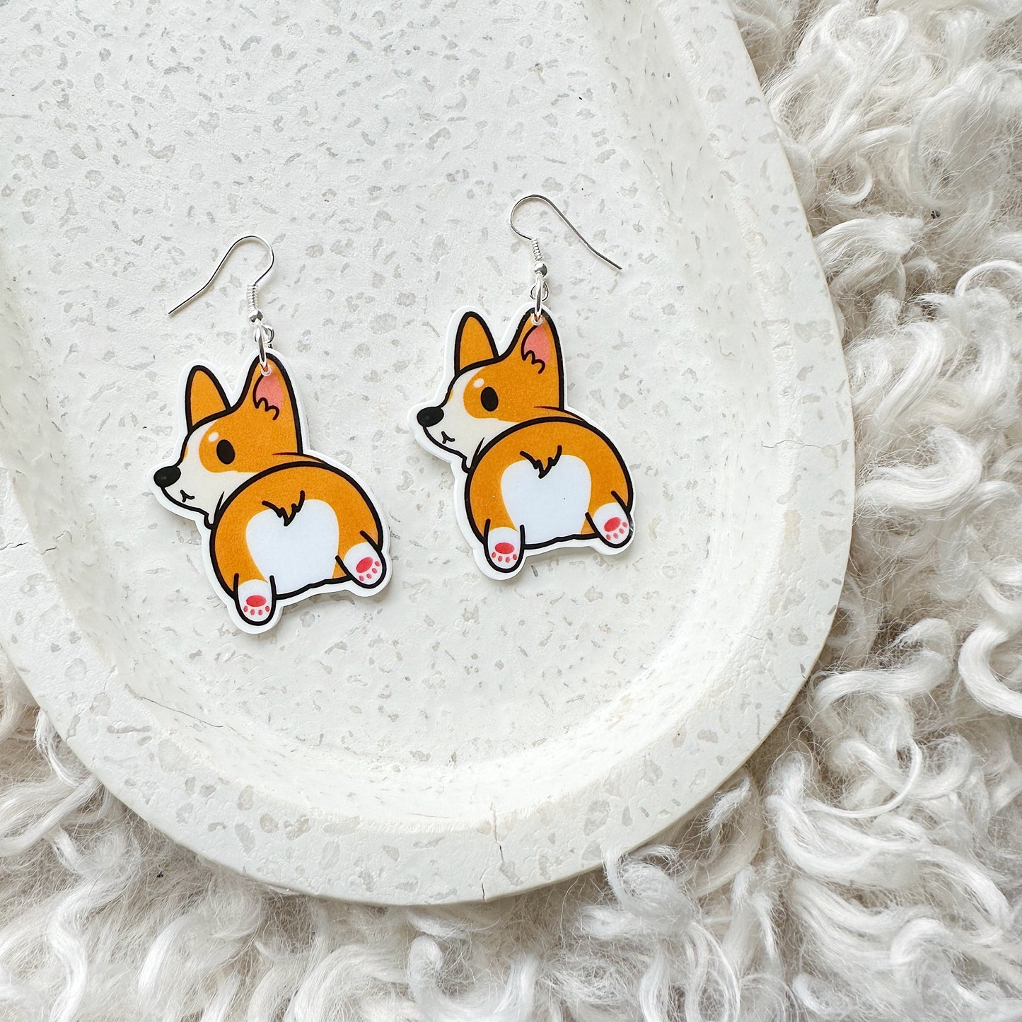Corgie Earrings