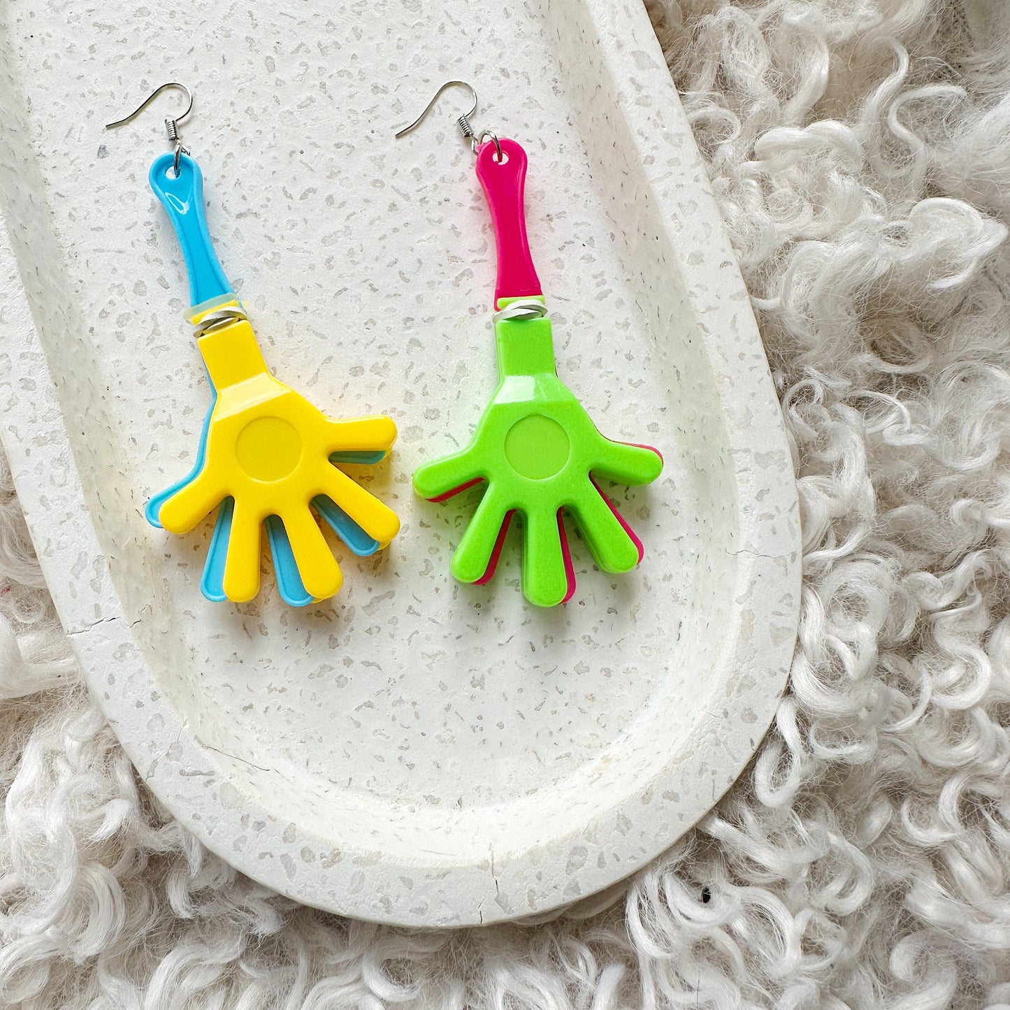 Slapper Hand Earrings