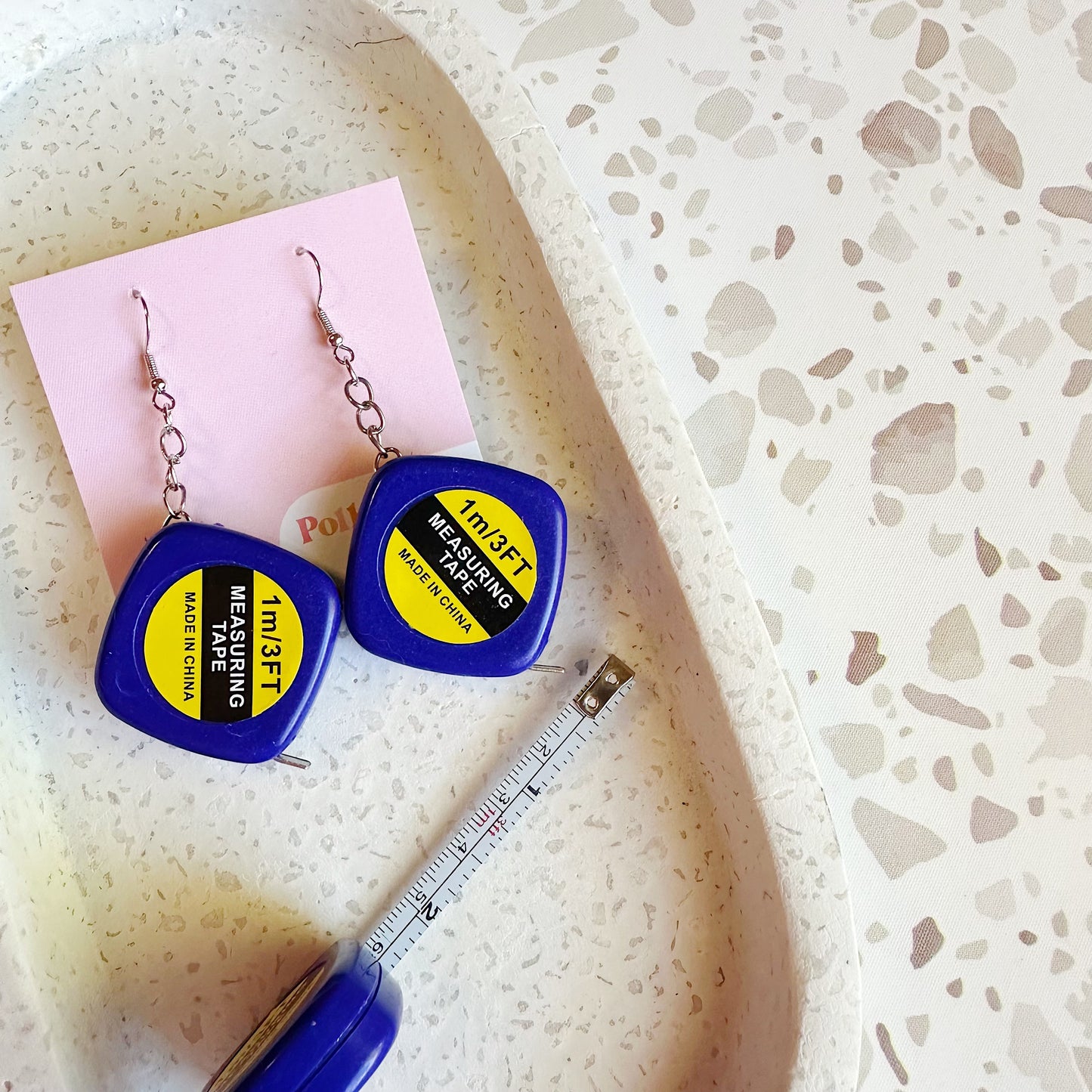 Tape measure Earrings