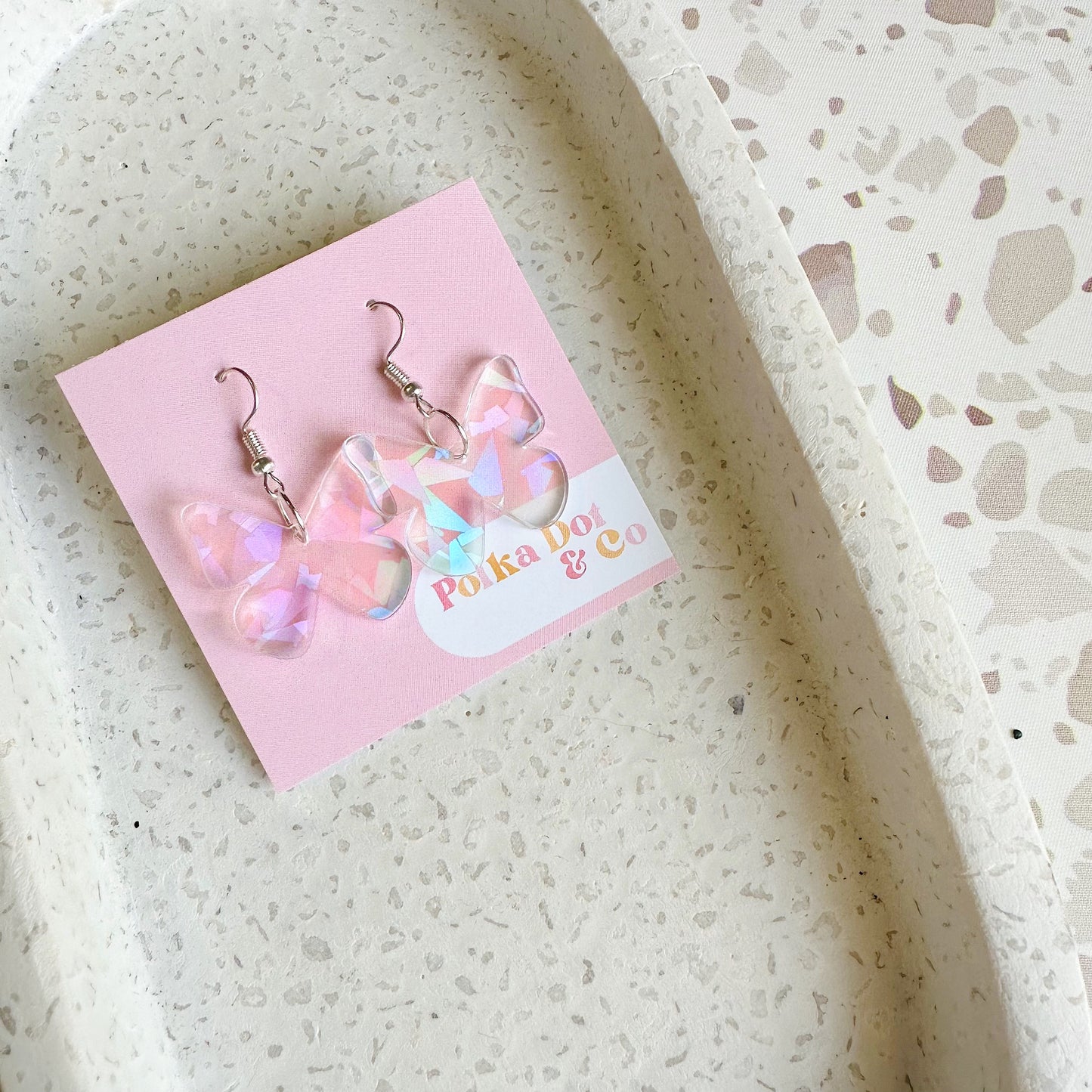 Holographic Butterfly Earrings