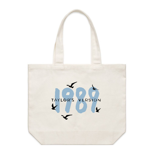 1989 Large Tote Bag