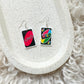 Uno Card Earrings