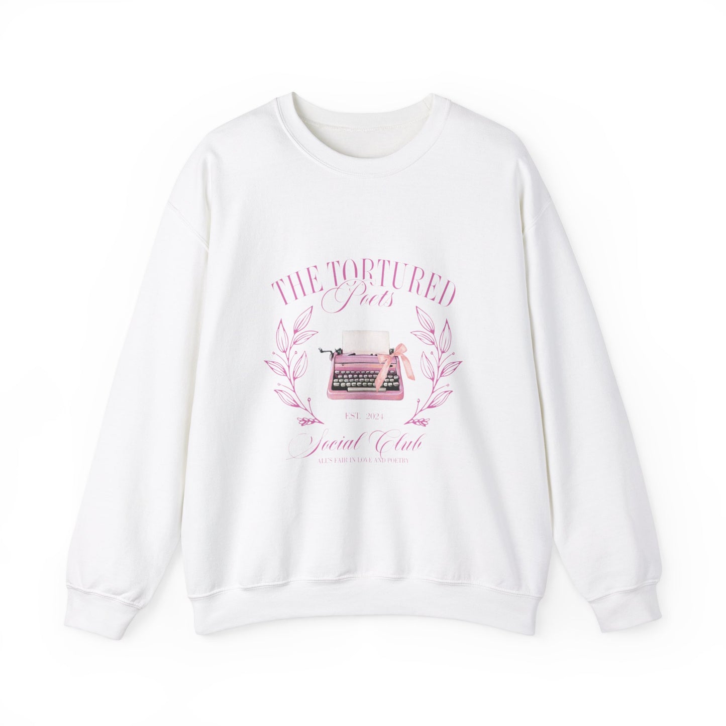 TTPD Pink Typewriter Crewneck