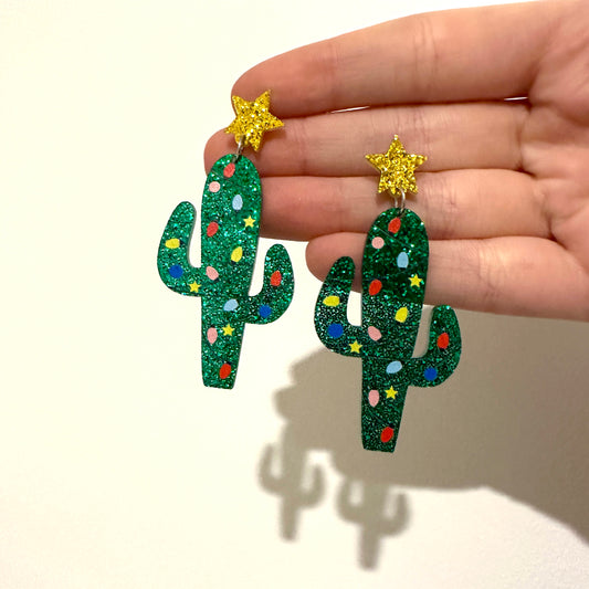 Christmas Cactus Dangles