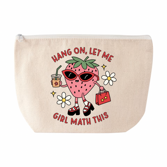Girl Math Makeup Bag