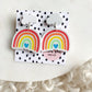 Bright Rainbow Dangles