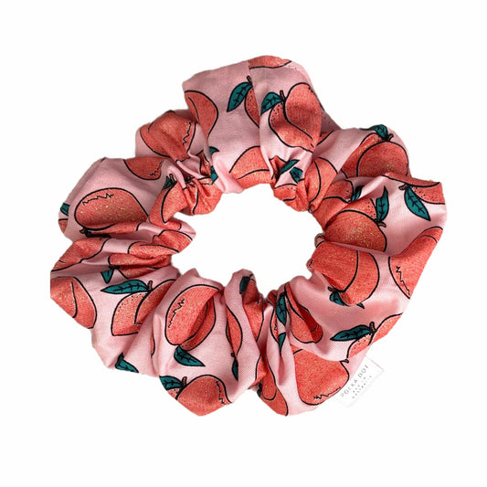 Glitter Peach Regular Scrunchie