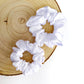 White Satin Regular Scrunchie