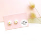 Yellow Daisy Studs