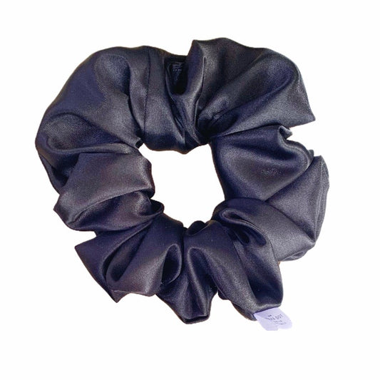 Black Satin Scrunchie