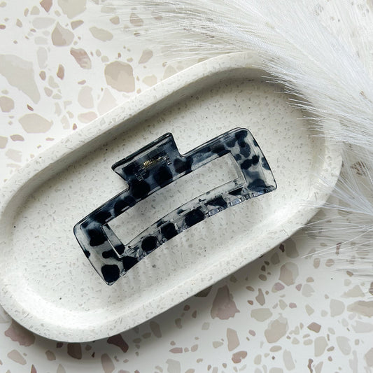 Cow Print Claw Clip