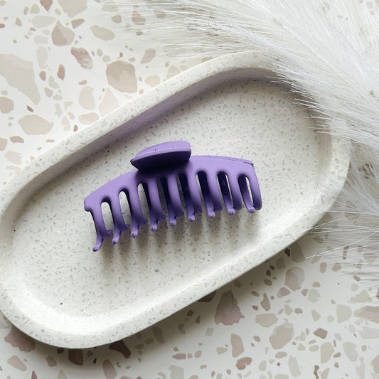 Purple Claw Clip